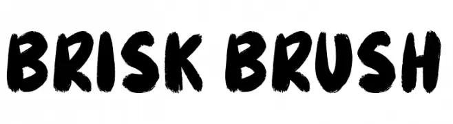 Brisk Brush  नि: शुल्क फ़ॉन्ट्स डाउनलोड