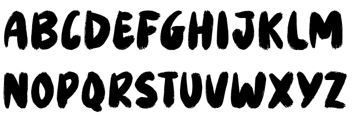 Brisk Brush Font LOWERCASE