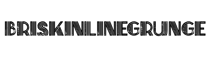 Brisk Inline Grunge  नि: शुल्क फ़ॉन्ट्स डाउनलोड