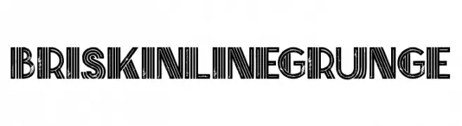 Brisk Inline Grunge  免费字体下载