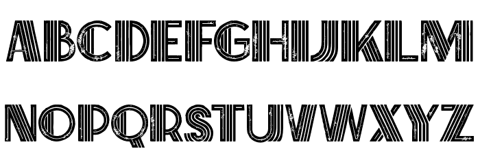 Brisk Inline Grunge Font LOWERCASE