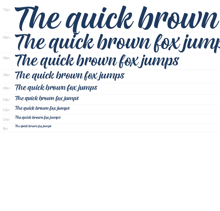Brisket Script PERSONAL USE Regular Waterfall