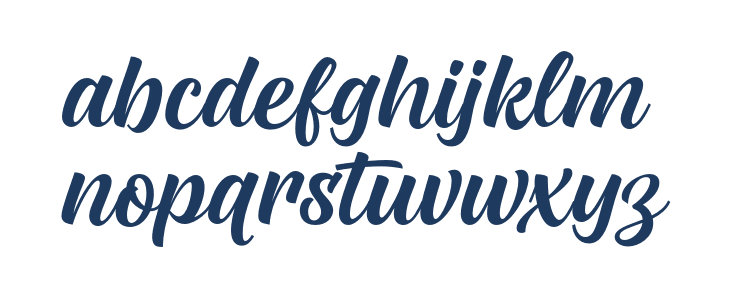 Brisket Script PERSONAL USE Regular Lowercase