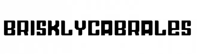 BrisklyCabrales  تنزيل الخطوط
