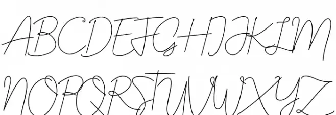 Bristine Signature Demo Schriftart Groß