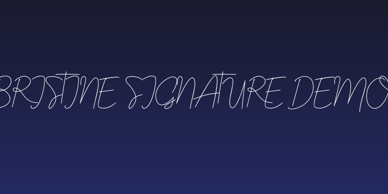 Bristine Signature Demo Social Header