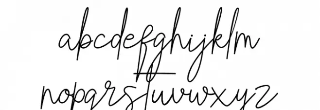 Bristine Signature Demo Fonte MINÚSCULAS