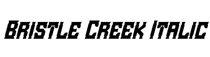 Bristle Creek Italic Fuentes