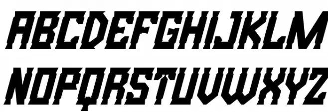 Bristle Creek Italic Шрифта ВЕРХНИЙ