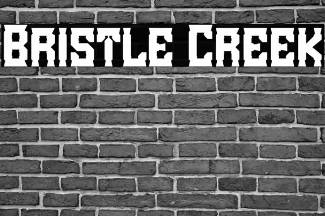 Bristle Creek フォント examples