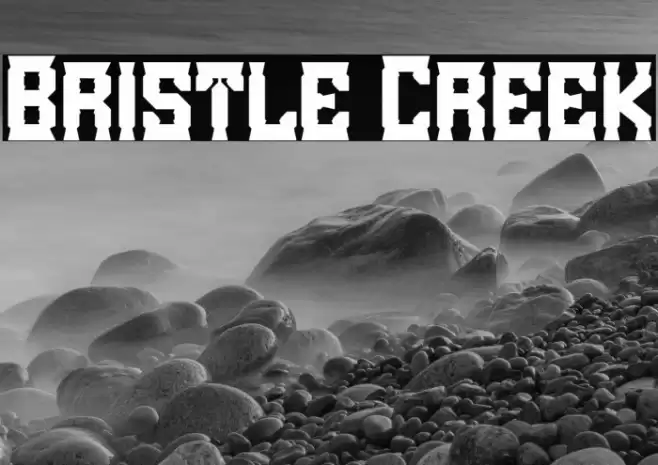 Bristle Creek フォント examples