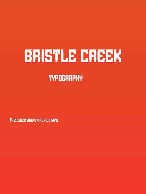 Bristle Creek Poster