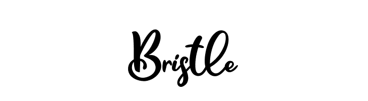 Bristle  नि: शुल्क फ़ॉन्ट्स डाउनलोड