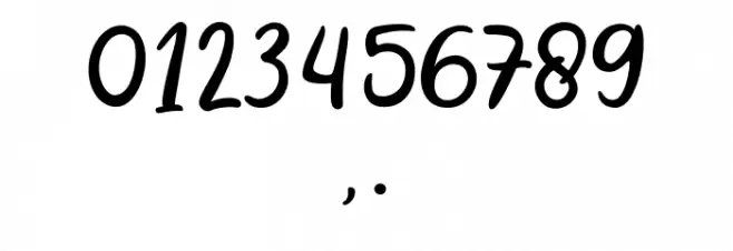 Bristle Font OTHER CHARS