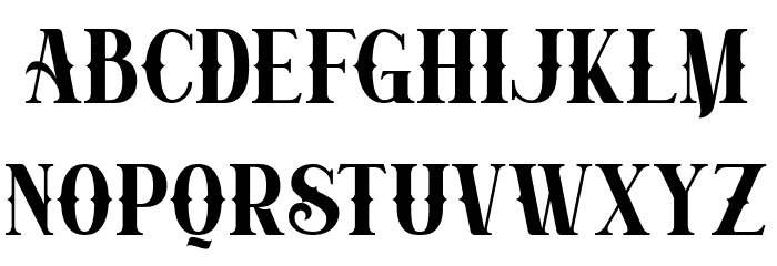 Bristol maver Regular Font LOWERCASE