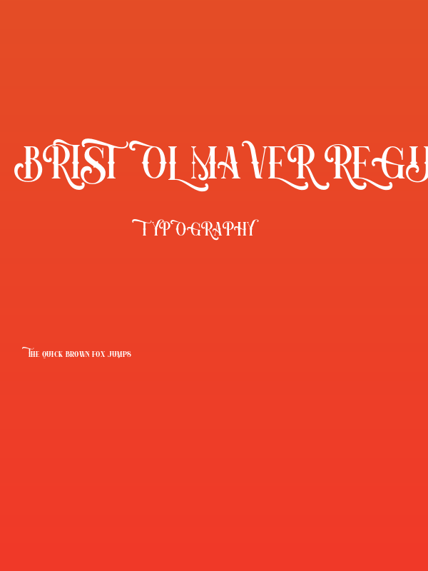 Bristol maver Regular Poster