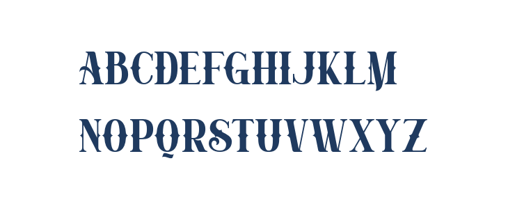 Bristol maver Regular Lowercase