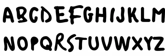 Bristol Font UPPERCASE