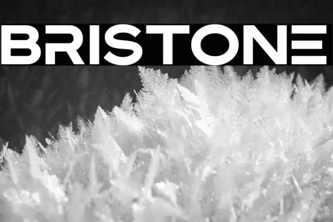 Bristone Font examples