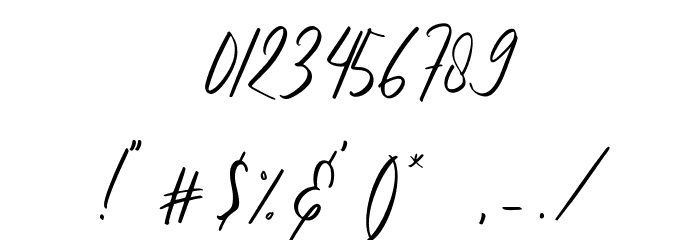Bristtole Font OTHER CHARS