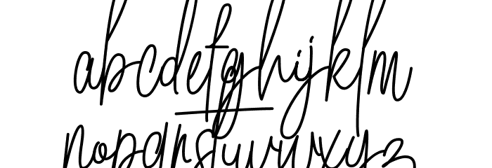 Bristya Free Font LOWERCASE