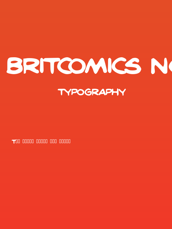 BritComics Normal Poster