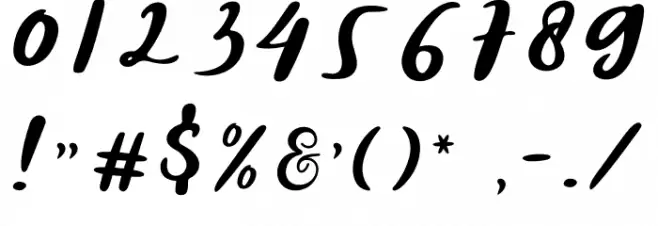 Britale Font OTHER CHARS