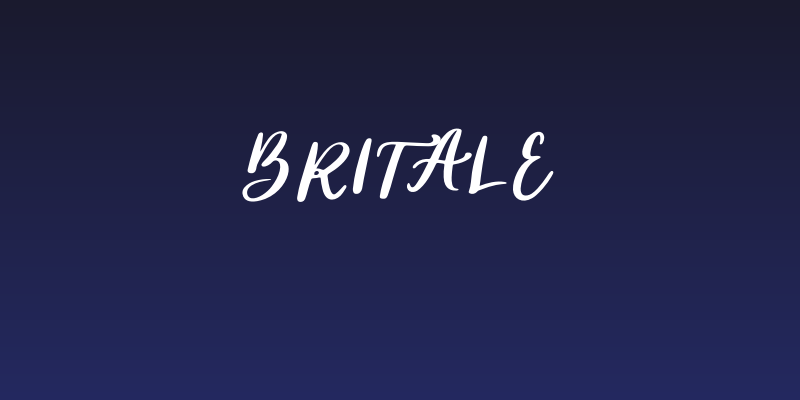 Britale Social Header