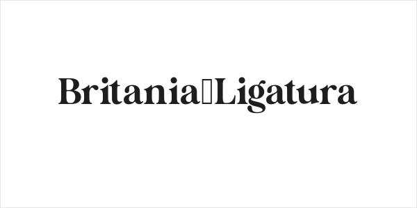 Britania_Ligatura Logo