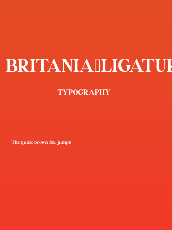 Britania_Ligatura Poster