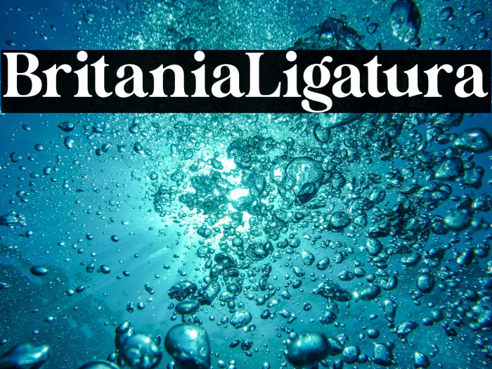 Britania_Ligatura Example 3