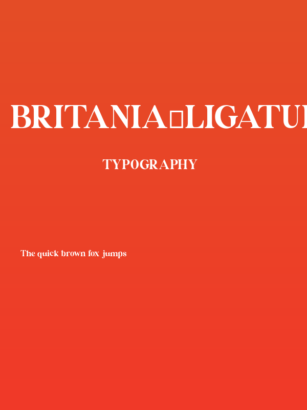 Britania_Ligatura Poster