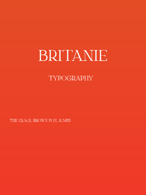 Britanie Poster