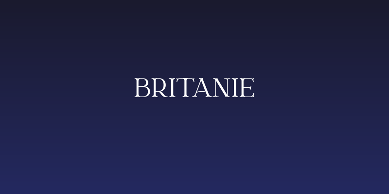 Britanie Social Header