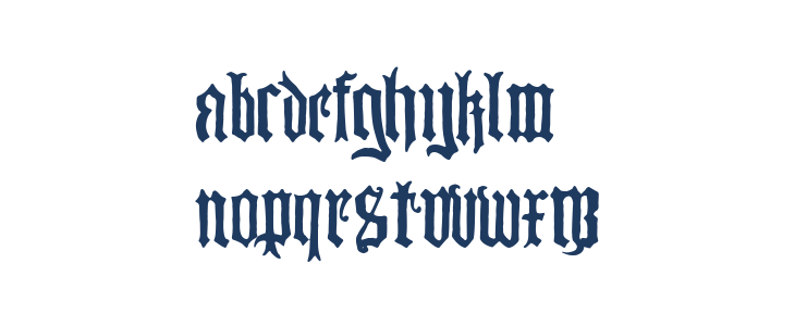 Britannia Lowercase