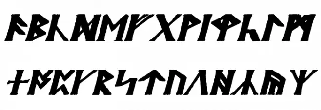 Britannian Bold Italic फ़ॉन्ट अपरकेस