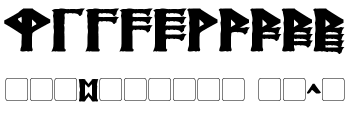 Britannian Bold Font OTHER CHARS