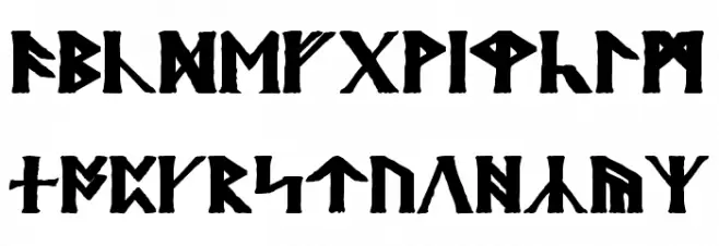 Britannian Bold Font Litere mari