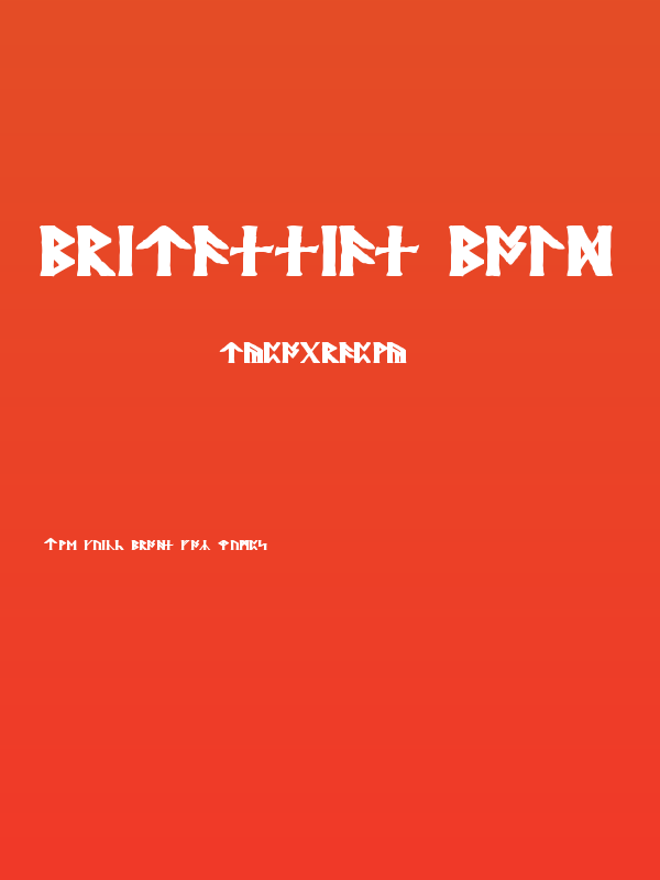 Britannian Bold Poster