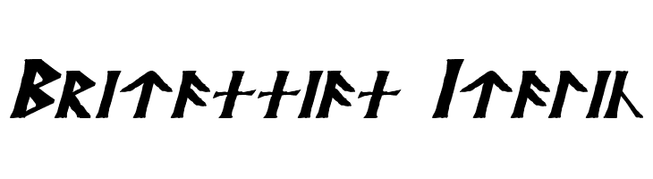 Britannian Italic  フリーフォントのダウンロード