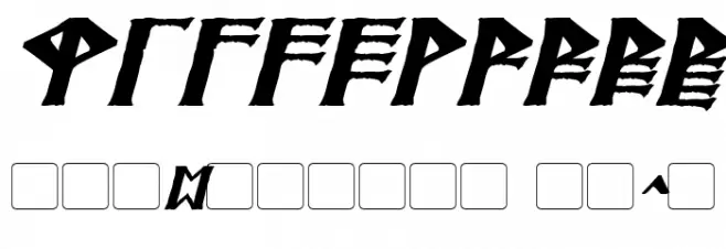 Britannian Italic Font OTHER CHARS