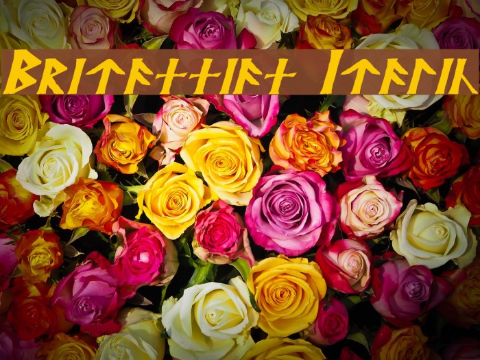 Britannian Italic Example 2