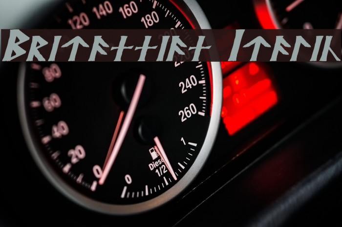 Britannian Italic Example 3