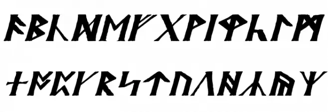 Britannian Italic फ़ॉन्ट लोअरकेस