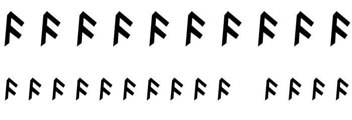 Britannian Runes Font OTHER CHARS