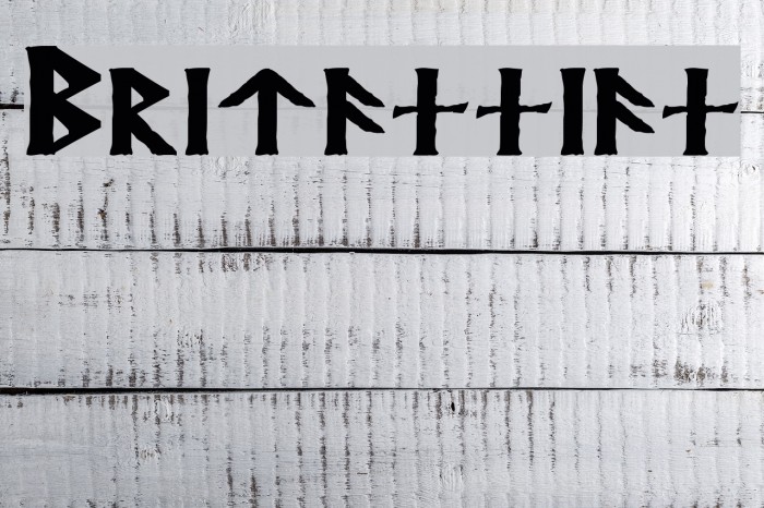 Britannian Font examples