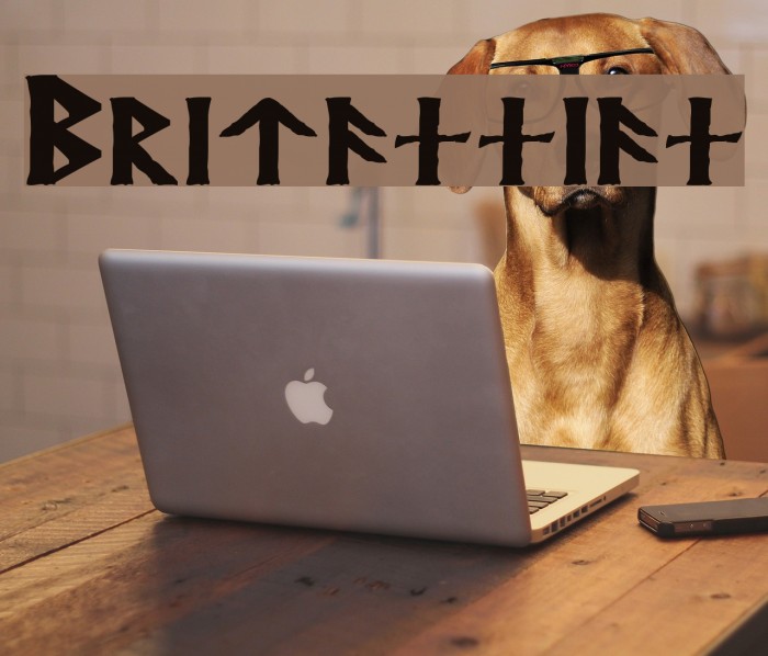 Britannian Font examples