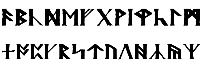 Britannian Font LOWERCASE