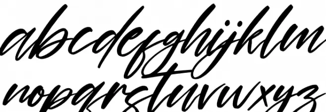 Britany Lovely Italic Caratteri MINUSCOLO