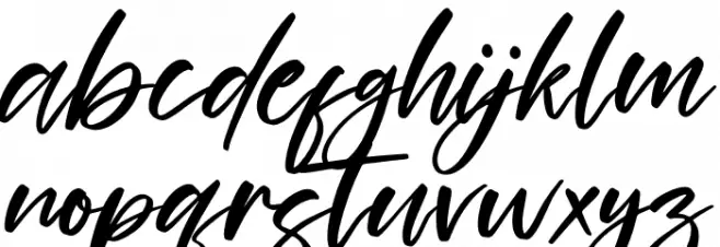 Britany Lovely Fonte MINÚSCULAS